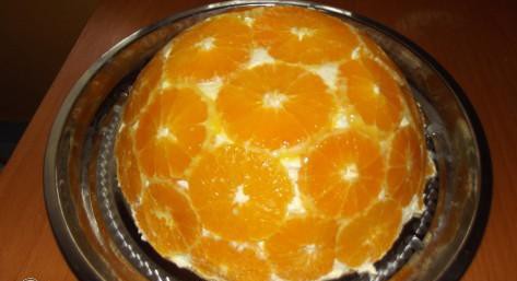 Narancstorta (sütés nélkül)